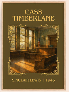 Cass Timberlane Classic Book Art Print by Sinclair Lewis – book poster