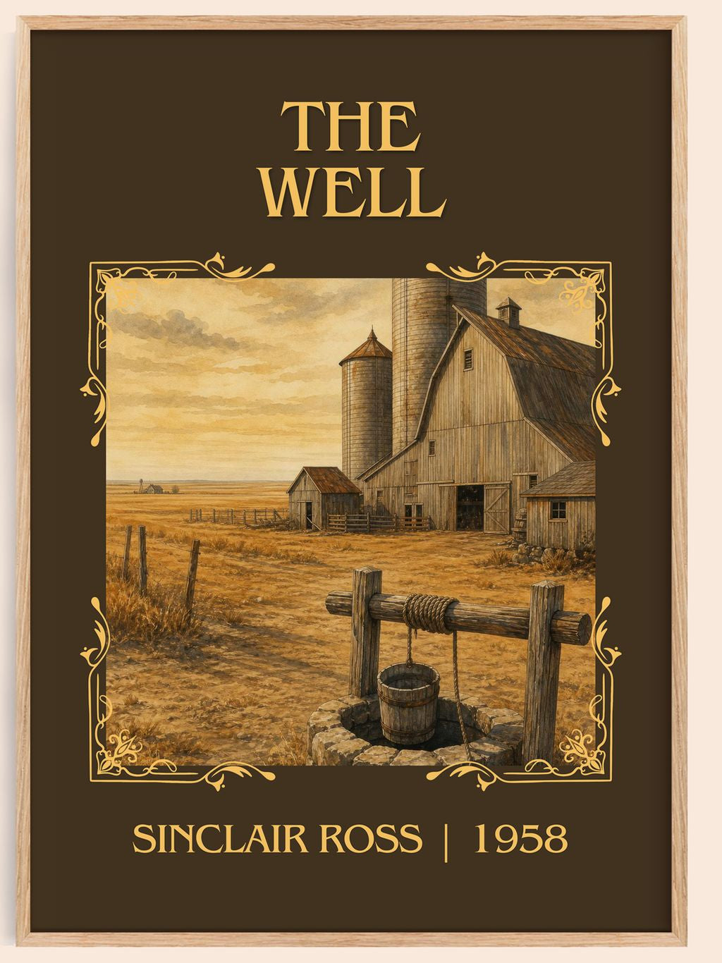 The Well Classic Book Art Print by Sinclair Ross – book poster