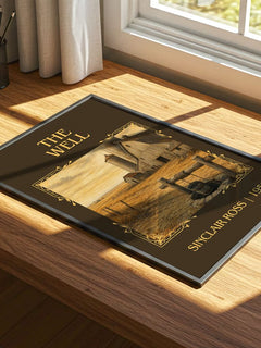 The Well Classic Book Art Print by Sinclair Ross – print on a sunlit desk