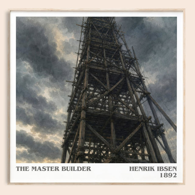 The Master Builder Literary Art Print by Henrik Ibsen