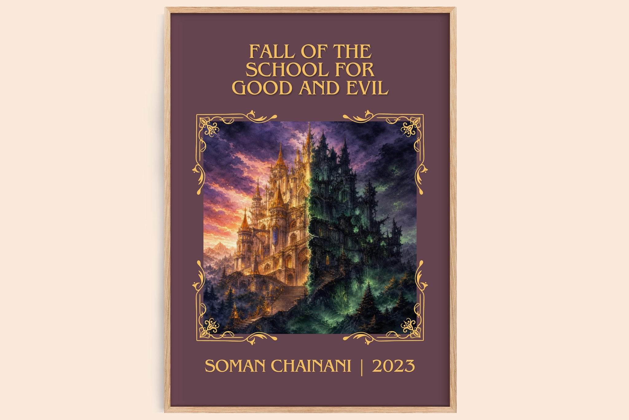 Fall Of The School For Good And Evil Classic Book Art Print by Soman Chainani