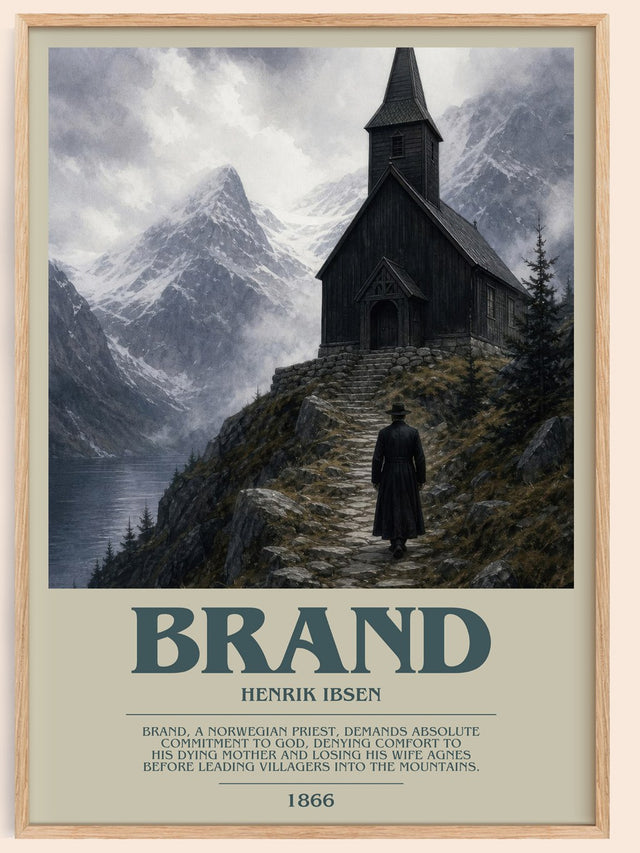 Brand Bookish Wall Art by Henrik Ibsen