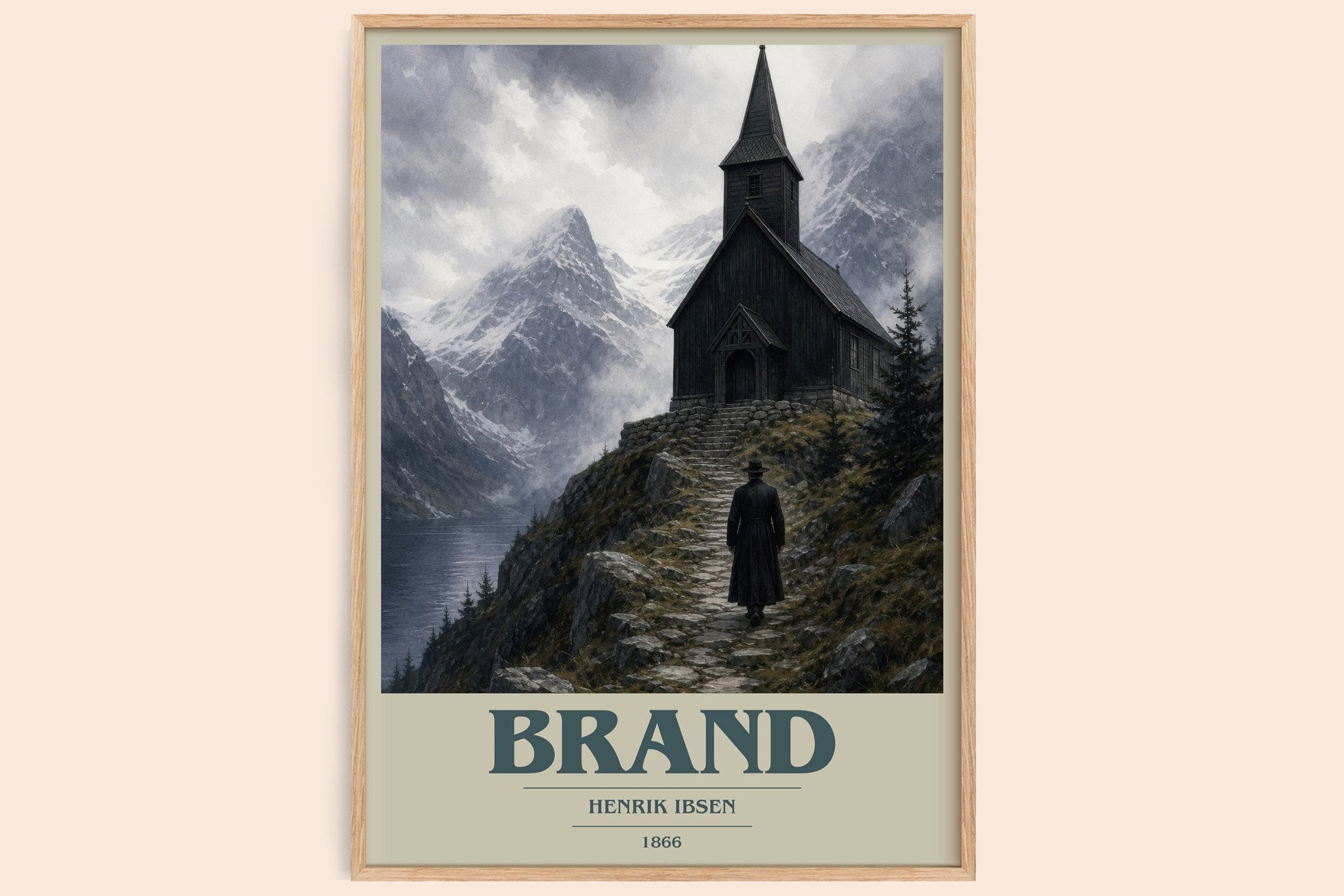 Brand Book Cover Poster by Henrik Ibsen