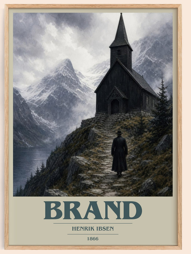 Brand Book Cover Poster by Henrik Ibsen