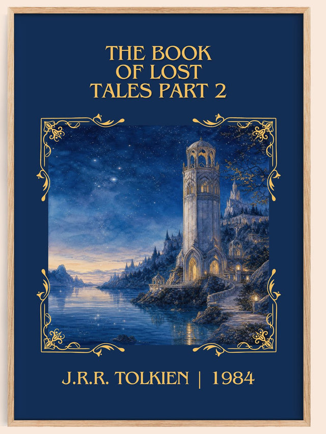 The Book Of Lost Tales Part 2 Classic Book Art Print by J.R.R. Tolkien