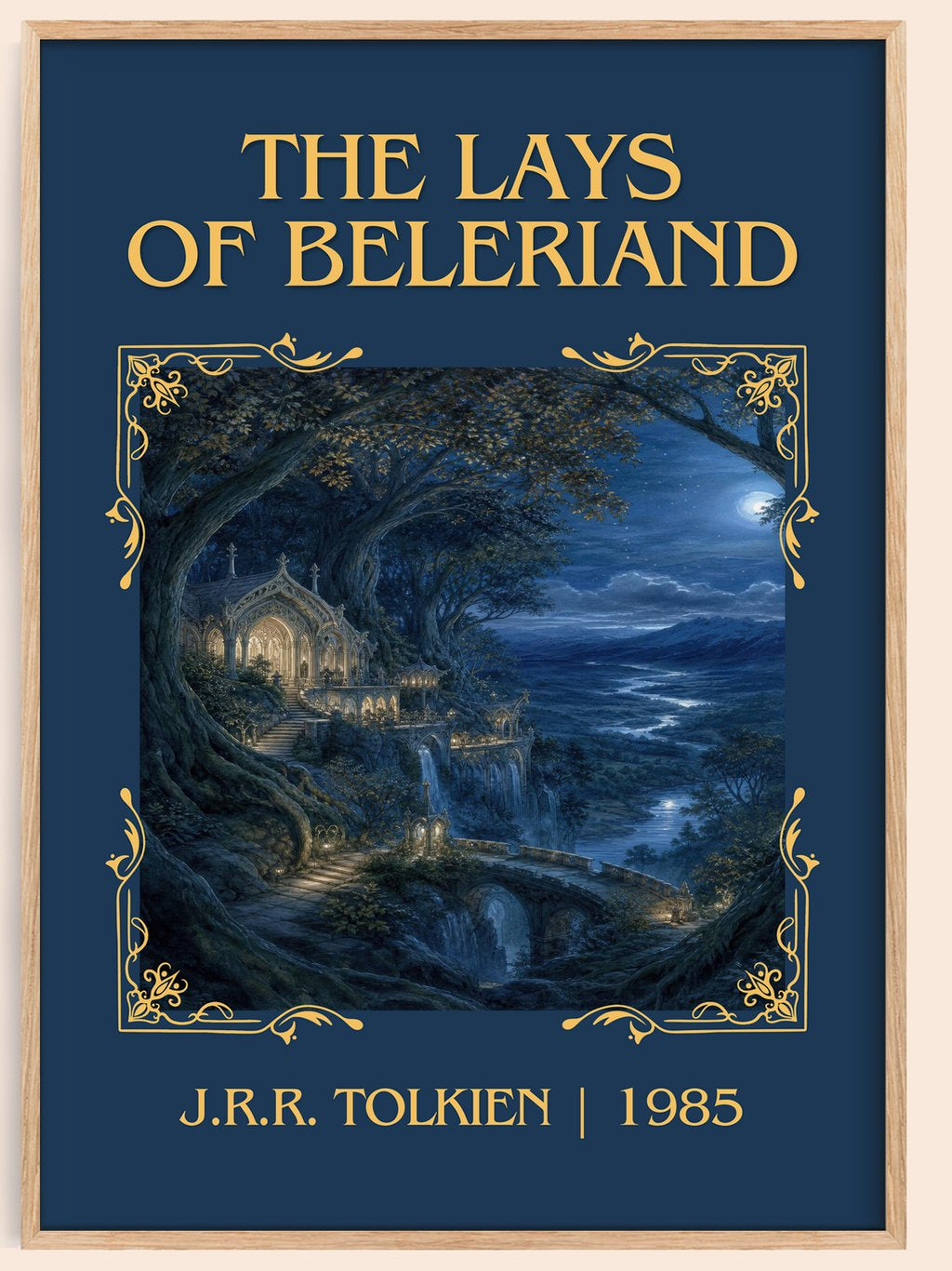 The Lays Of Beleriand Classic Book Art Print by J.R.R. Tolkien – book poster