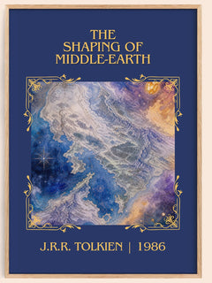 The Shaping Of Middle-Earth Classic Book Art Print by J.R.R. Tolkien – book poster
