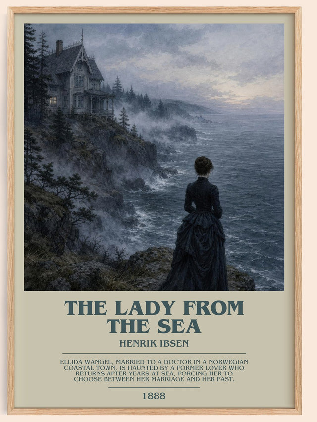The Lady From The Sea Bookish Wall Art by Henrik Ibsen