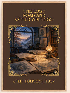Lost Road And Other Writings Classic Book Art Print by J.R.R. Tolkien – book poster