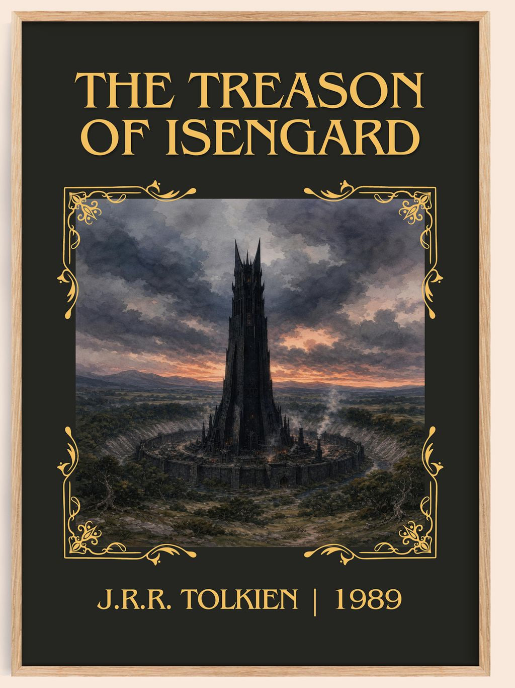 The Treason Of Isengard Classic Book Art Print by J.R.R. Tolkien – book poster