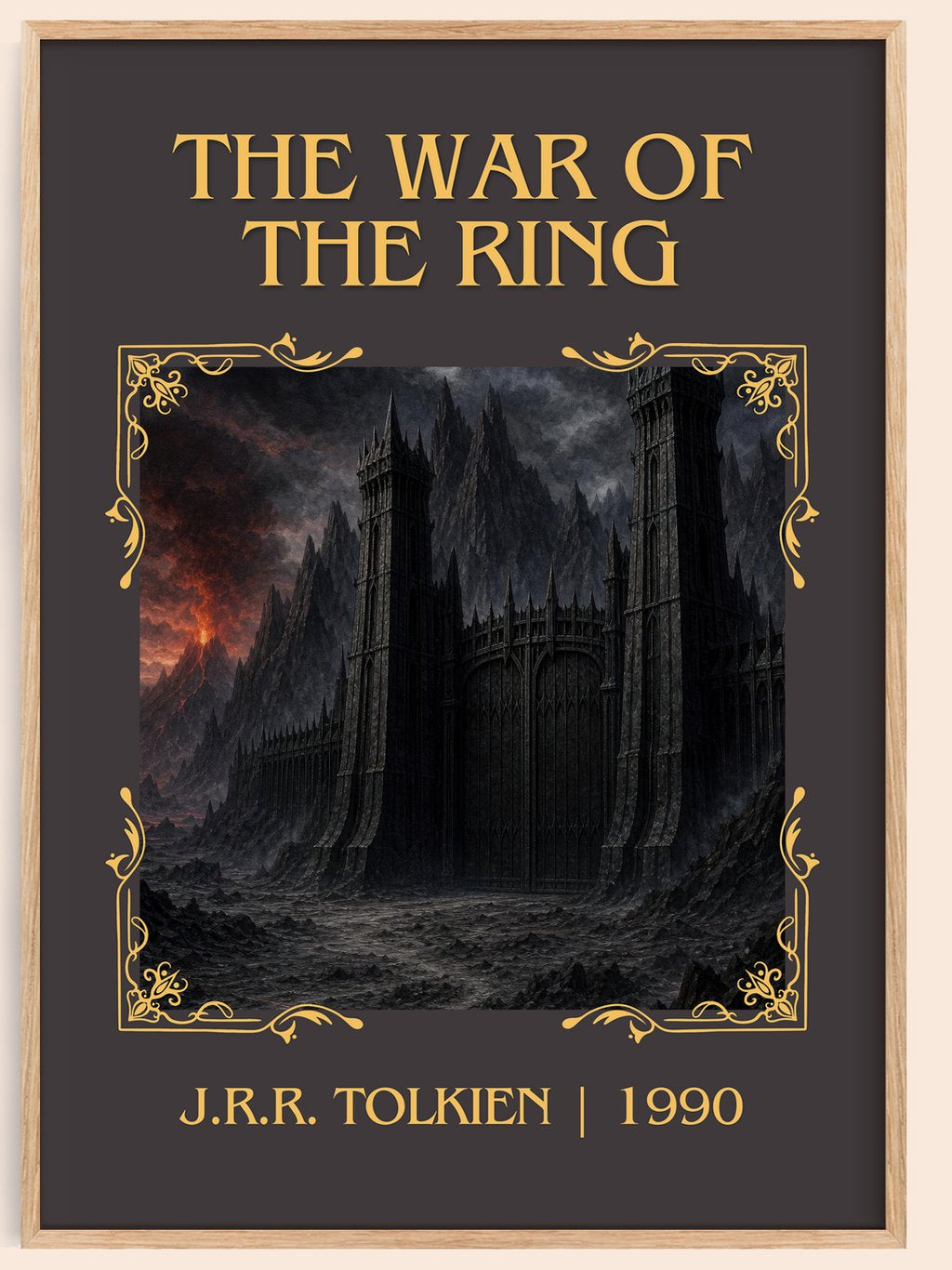 The War Of The Ring Classic Book Art Print by J.R.R. Tolkien – book poster