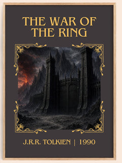 The War Of The Ring Classic Book Art Print by J.R.R. Tolkien – book poster
