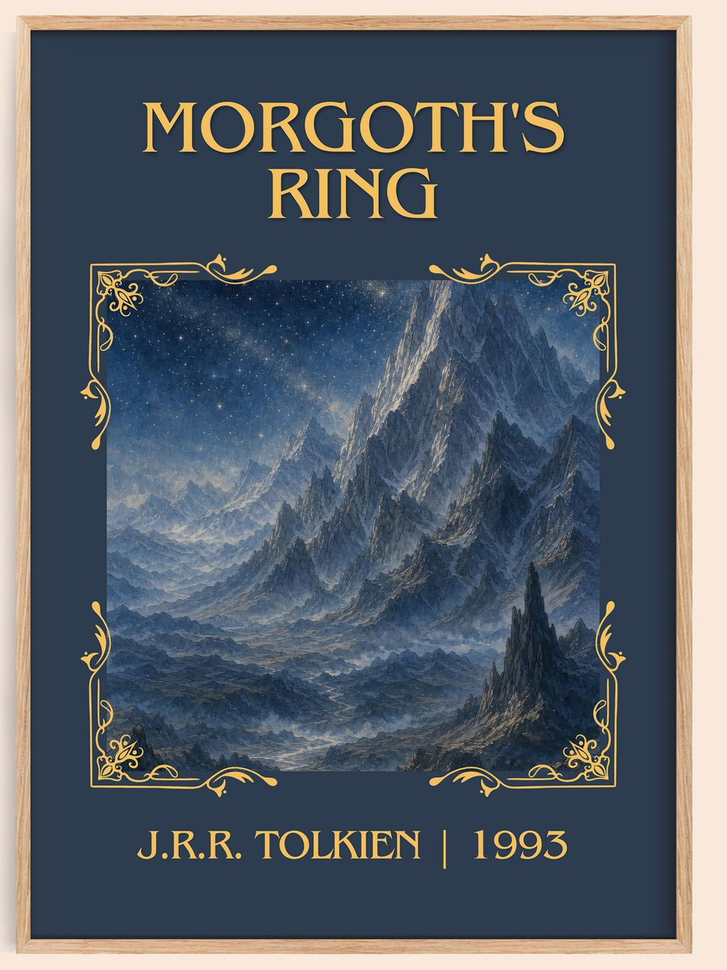 Morgoth's Ring Classic Book Art Print by J.R.R. Tolkien – book poster