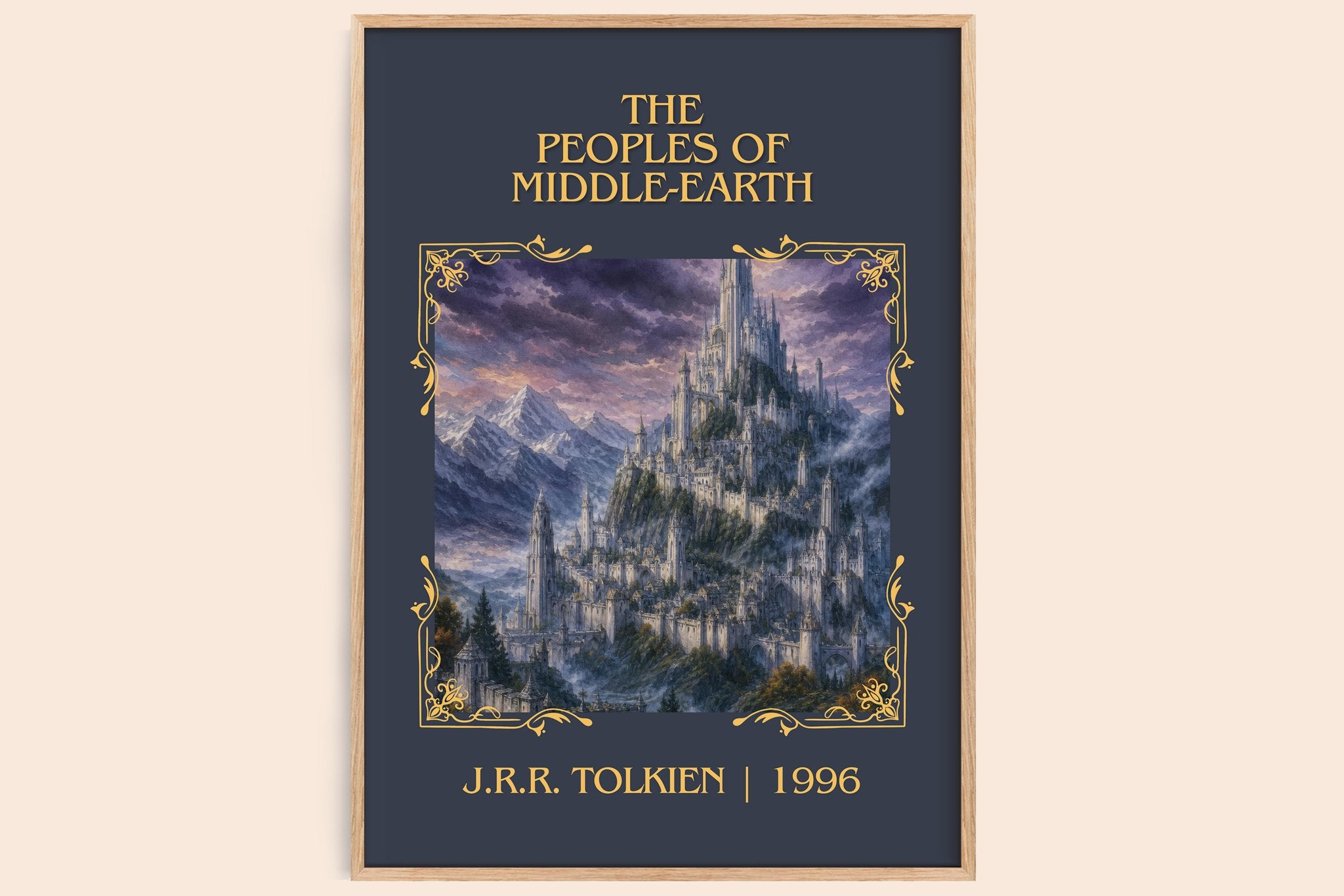 The Peoples Of Middle-Earth Classic Book Art Print by J.R.R. Tolkien