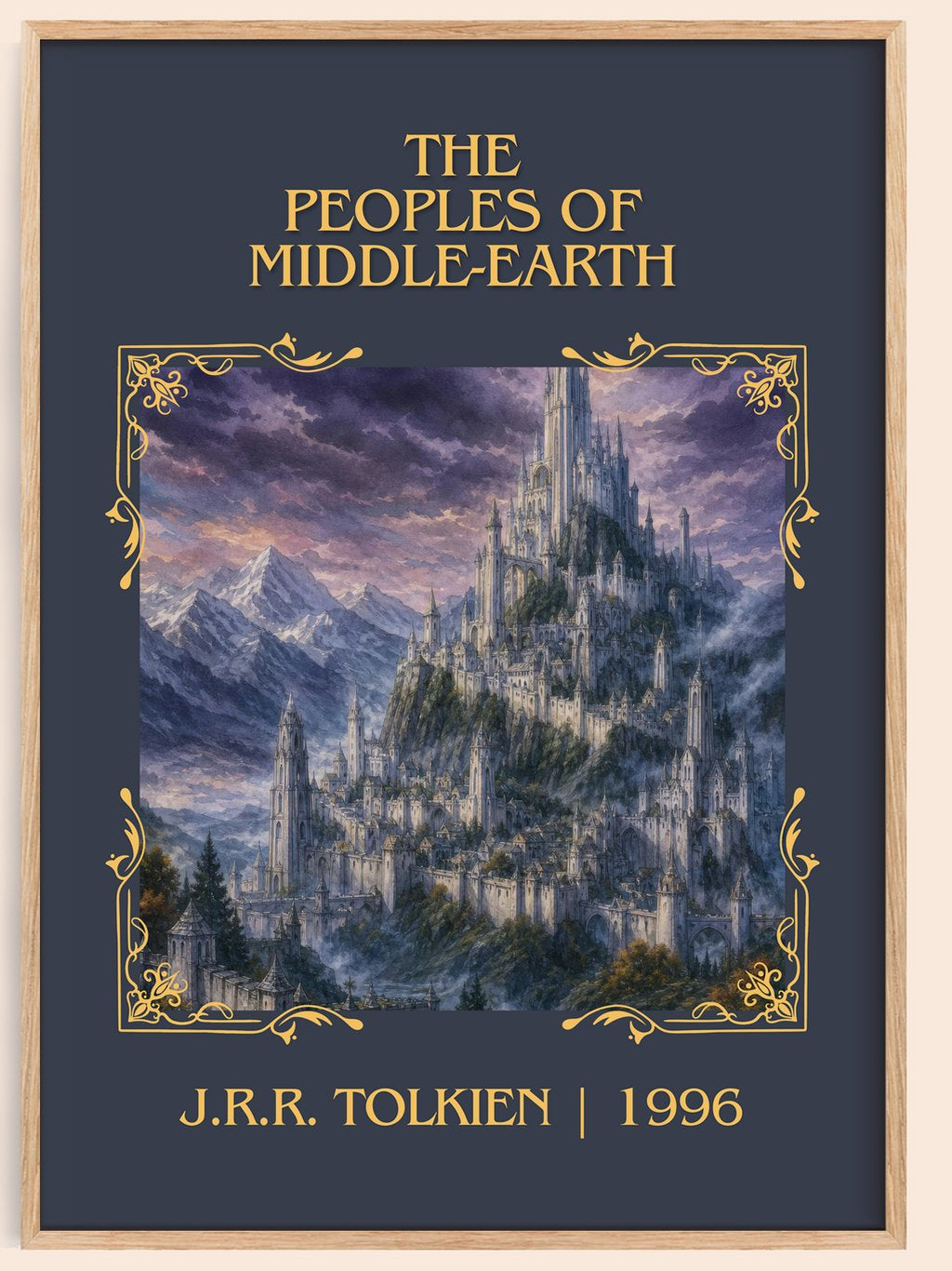 The Peoples Of Middle-Earth Classic Book Art Print by J.R.R. Tolkien – book poster