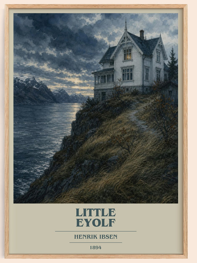 Little Eyolf Book Cover Poster by Henrik Ibsen