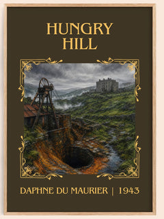 Hungry Hill Classic Book Art Print by Daphne du Maurier – book poster