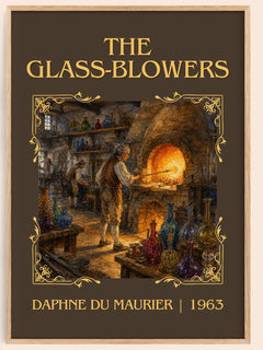 The Glass-Blowers Classic Book Art Print by Daphne du Maurier – book poster