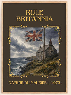 Rule Britannia Classic Book Art Print by Daphne du Maurier – book poster
