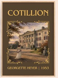Cotillion Classic Book Art Print by Georgette Heyer – book poster
