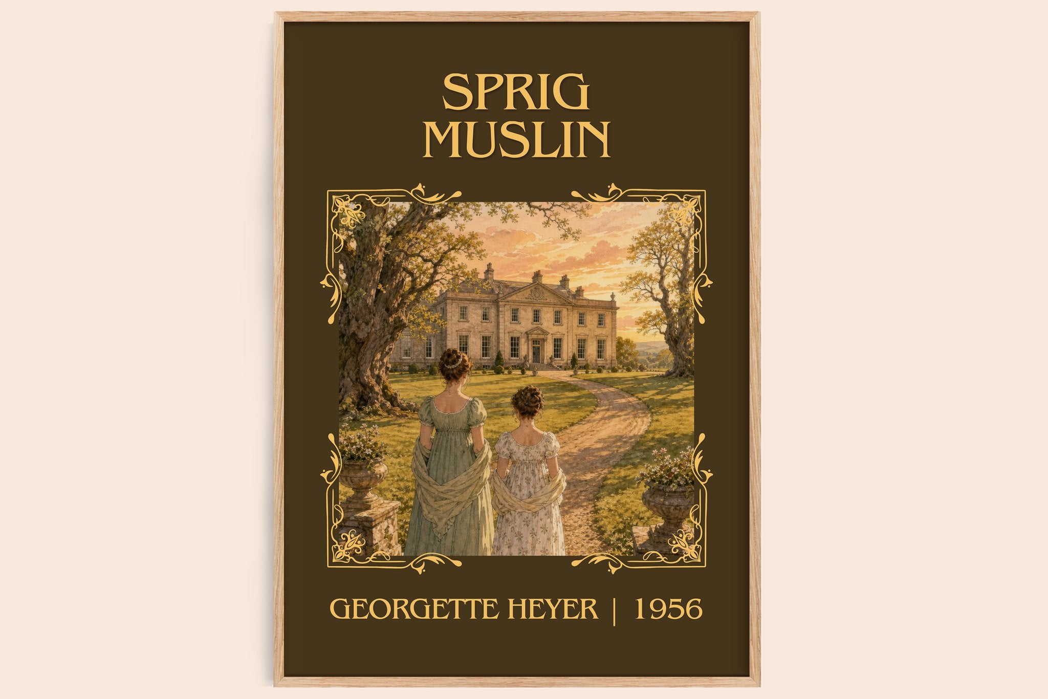 Sprig Muslin Classic Book Art Print by Georgette Heyer