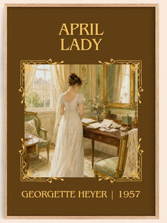 April Lady Classic Book Art Print by Georgette Heyer – book poster