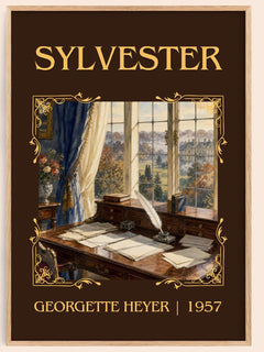 Sylvester Classic Book Art Print by Georgette Heyer – book poster