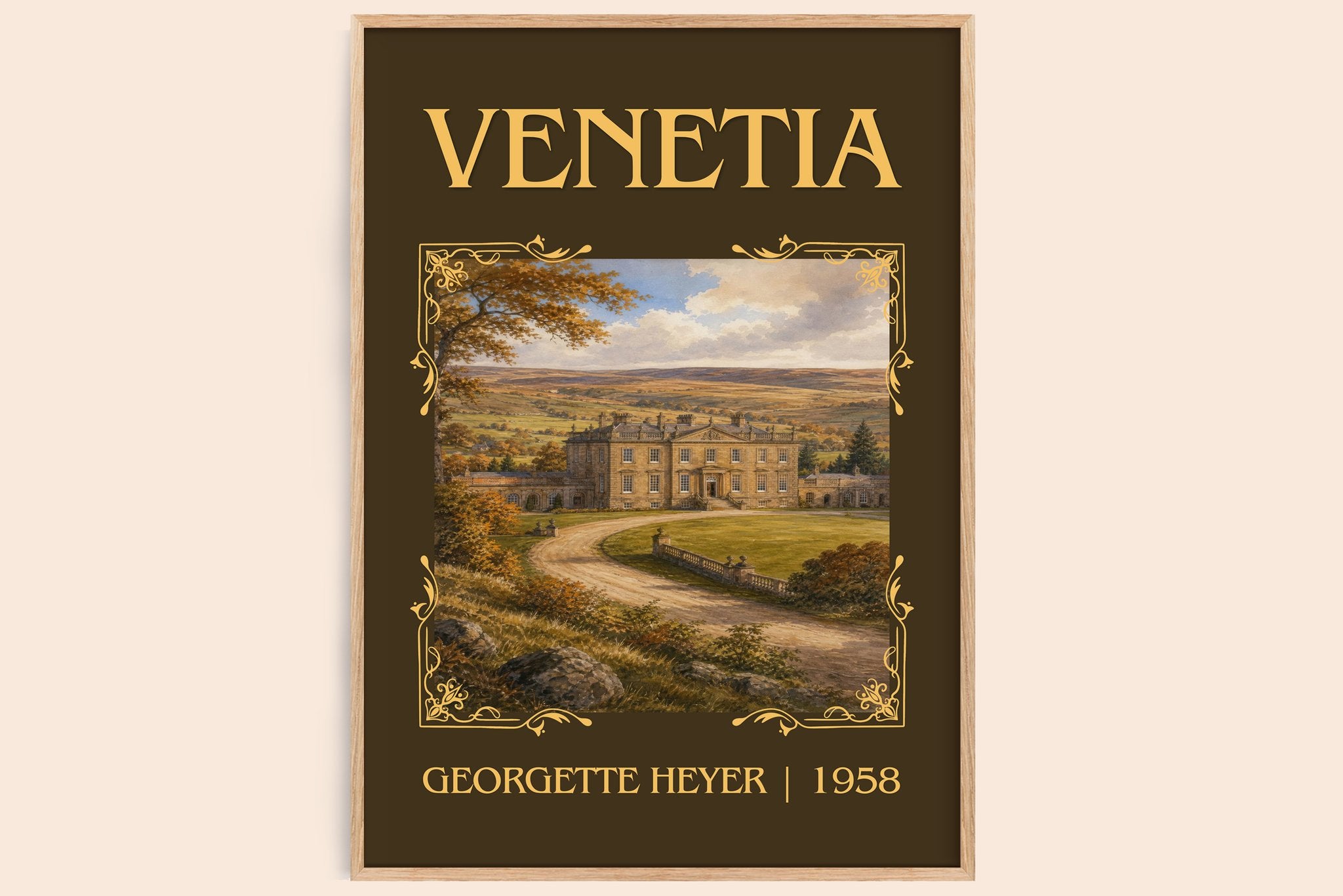 Venetia Classic Book Art Print by Georgette Heyer
