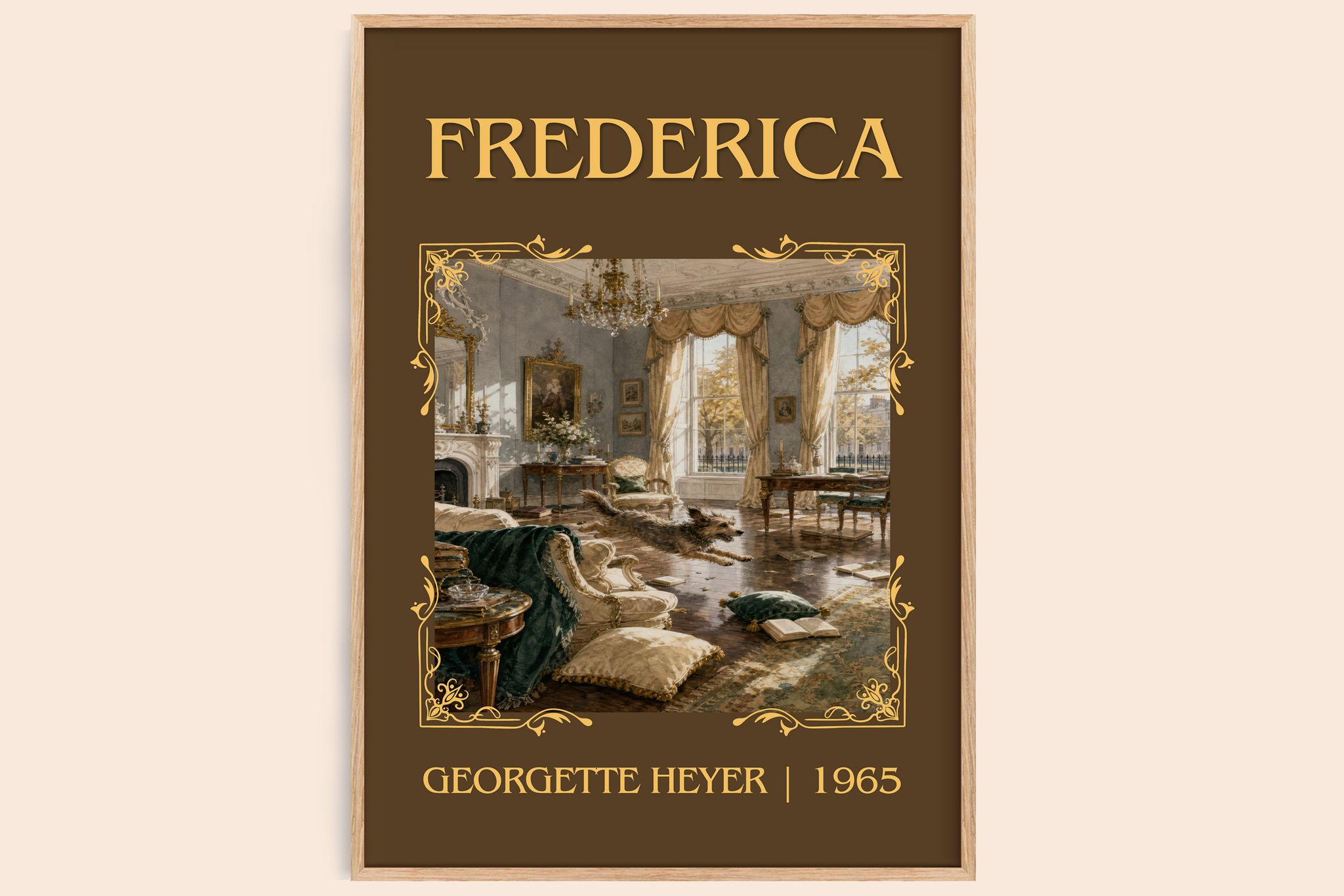 Frederica Classic Book Art Print by Georgette Heyer