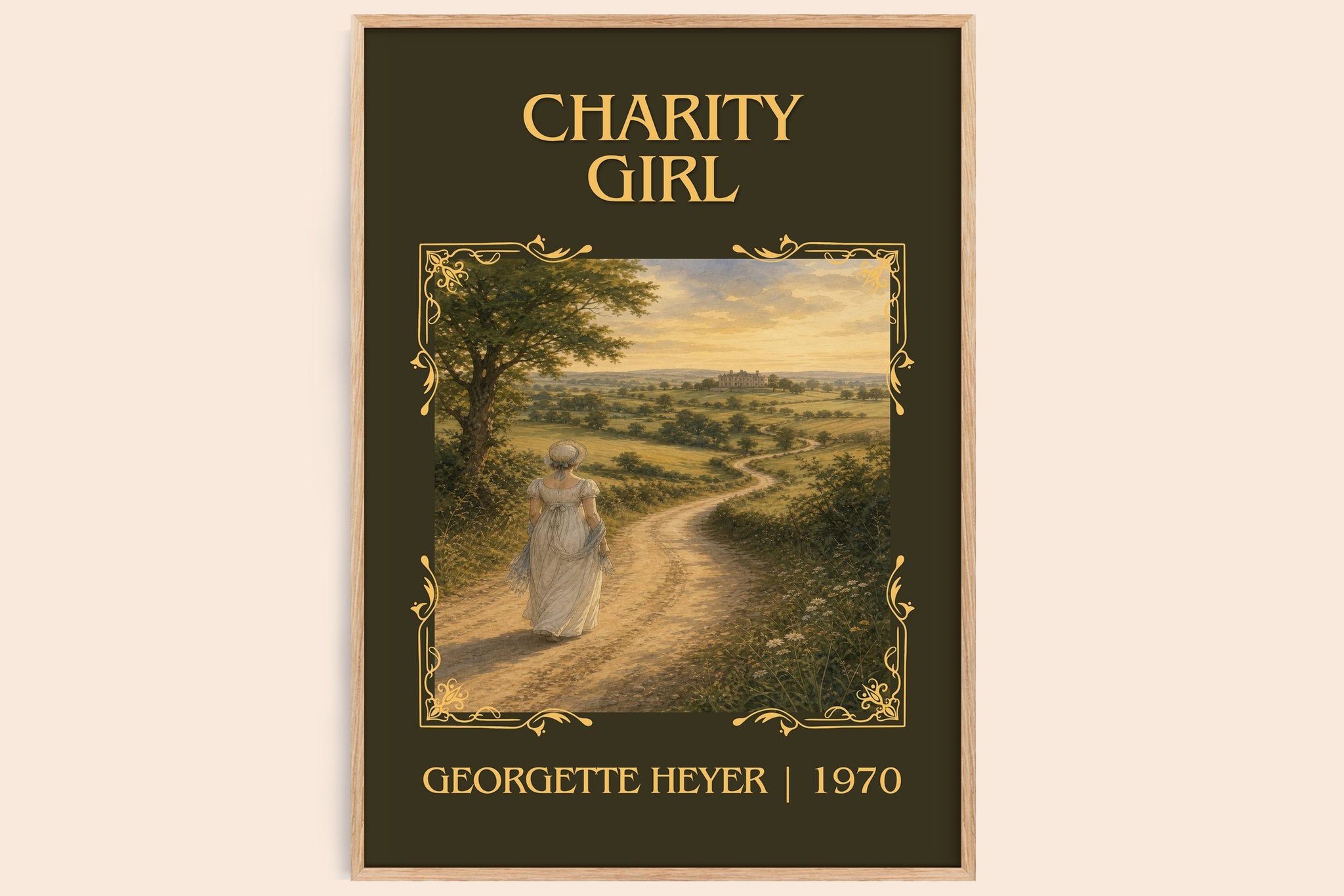 Charity Girl Classic Book Art Print by Georgette Heyer