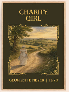 Charity Girl Classic Book Art Print by Georgette Heyer – book poster