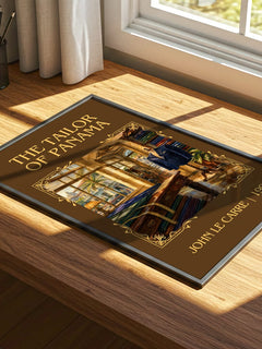 The Tailor of Panama Classic Book Art Print by John le Carré – print on a sunlit desk