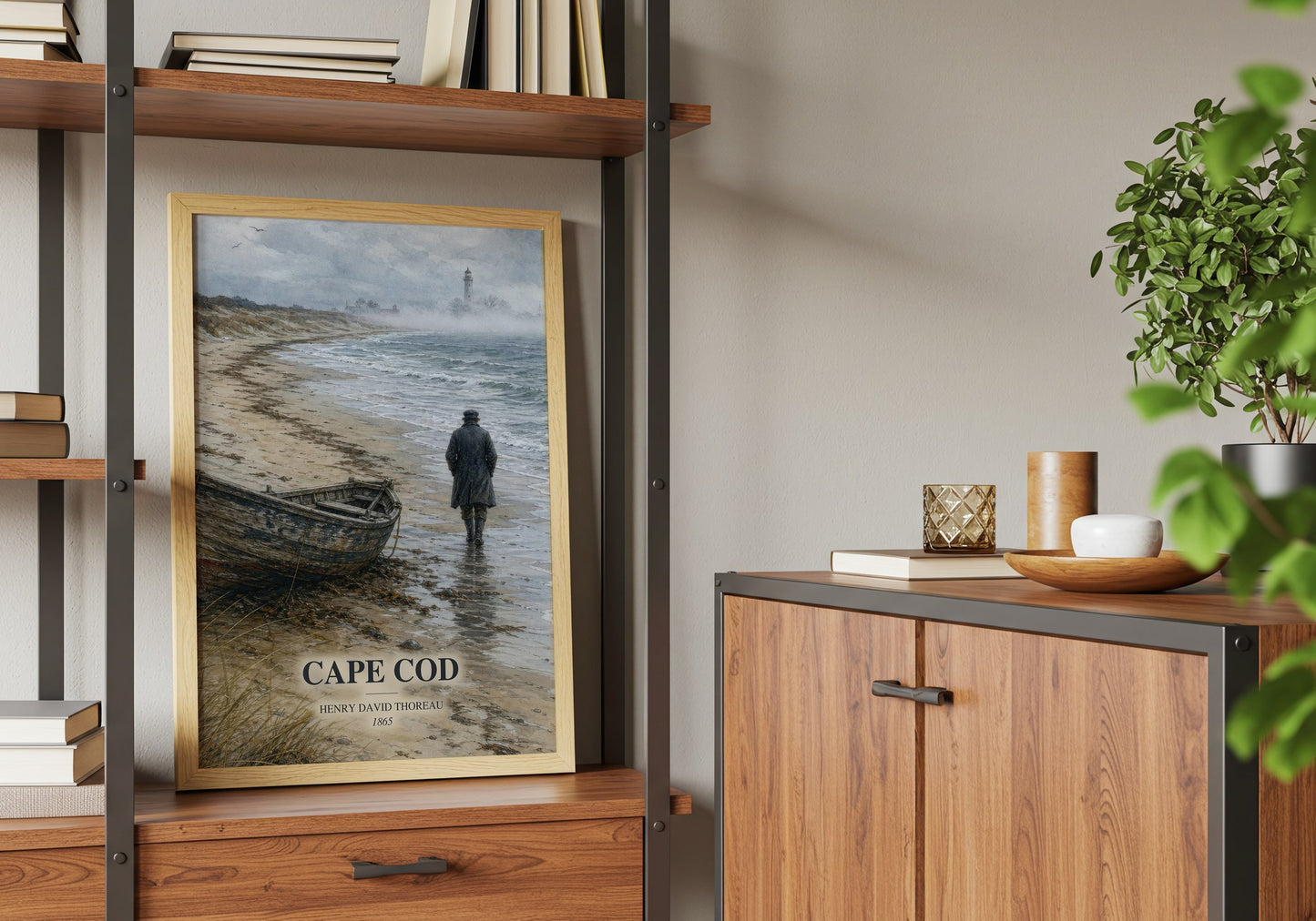 Cape Cod book watercolour illustration paper finish options – matte satin gloss
