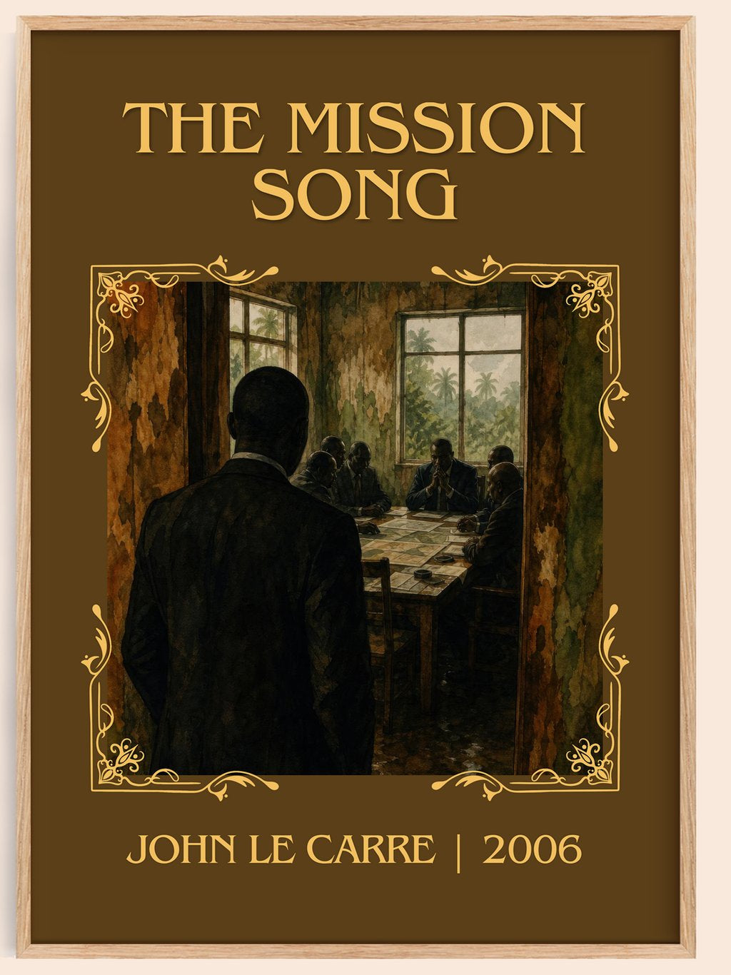 The Mission Song Classic Book Art Print by John le Carré – book poster