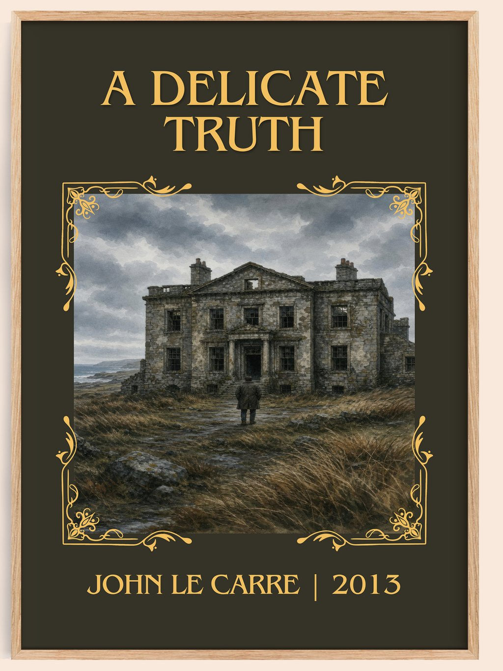 A Delicate Truth Classic Book Art Print by John le Carré – book poster