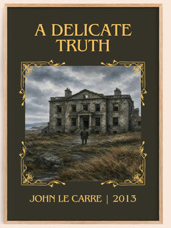 A Delicate Truth Classic Book Art Print by John le Carré – book poster