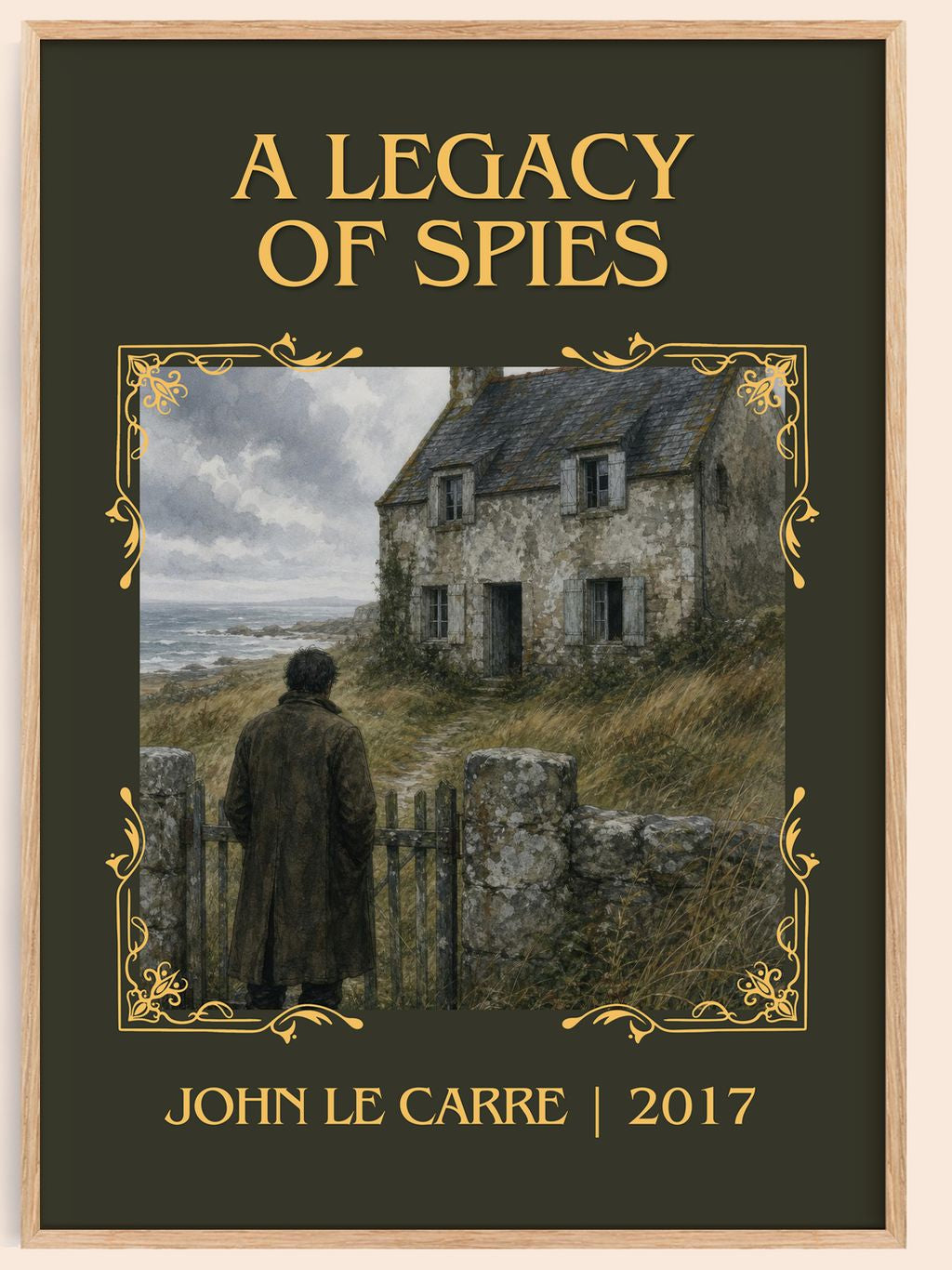A Legacy of Spies Classic Book Art Print by John le Carré – book poster
