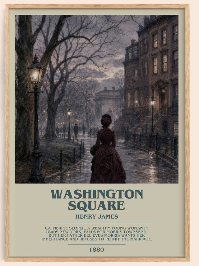 Washington Square Bookish Wall Art by Henry James