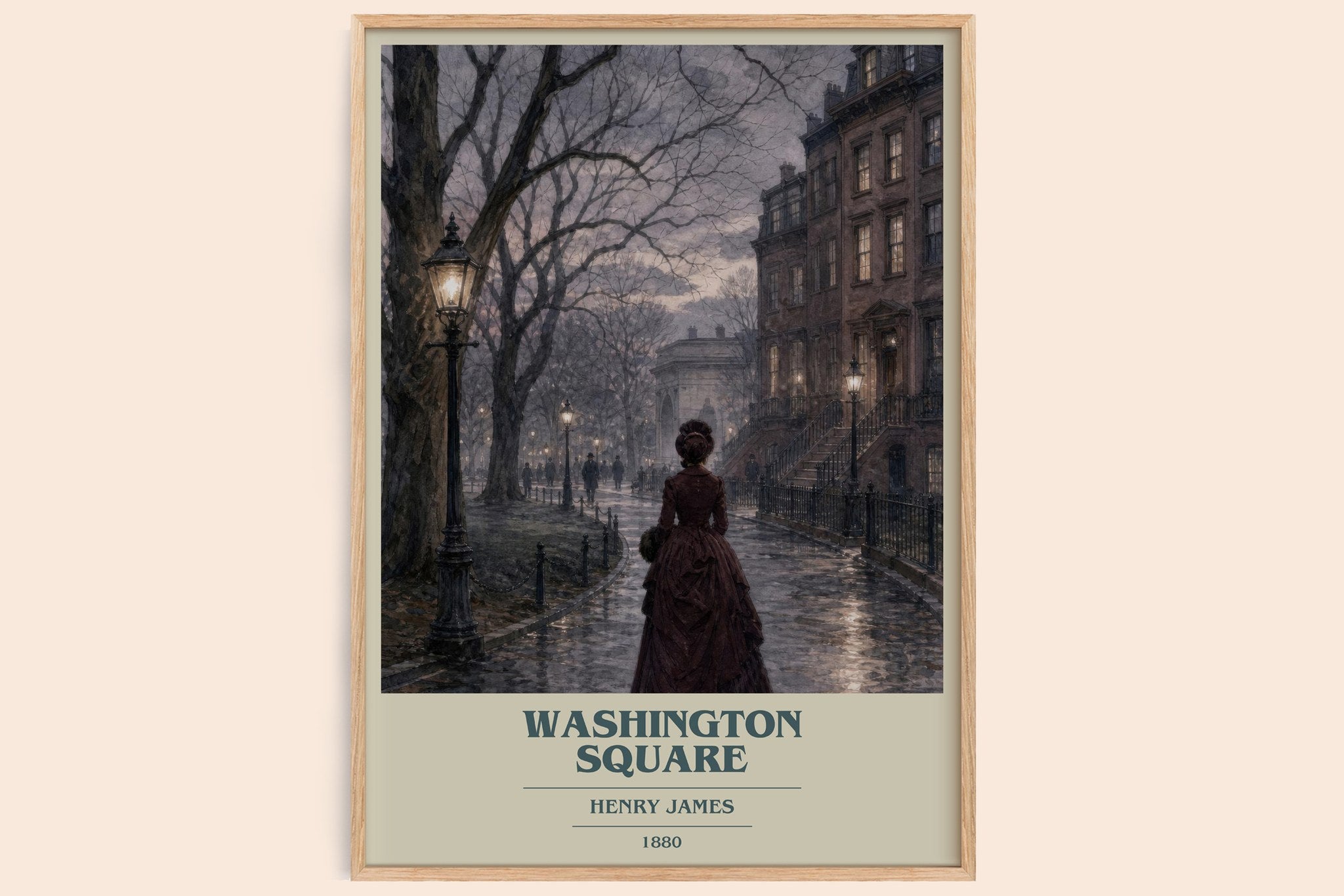 Washington Square Book Cover Poster by Henry James