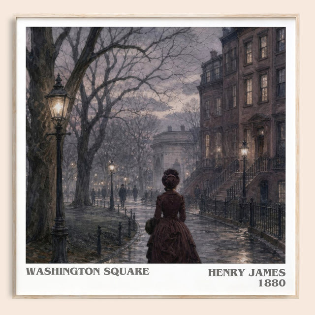 Washington Square Literary Art Print by Henry James