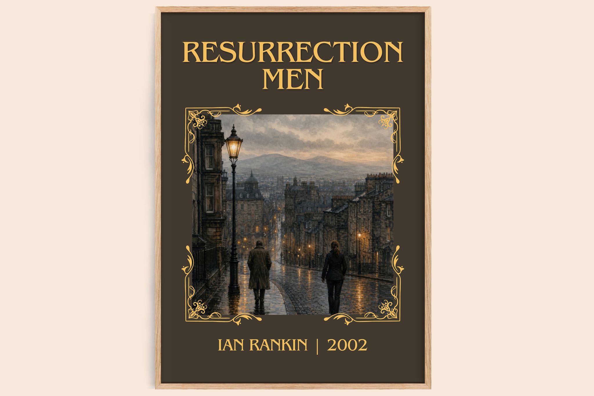 Resurrection Men Classic Book Art Print by Ian Rankin