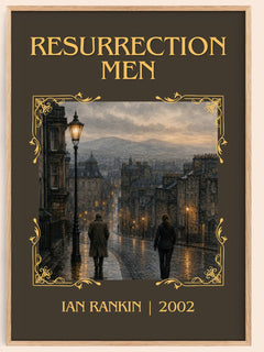 Resurrection Men Classic Book Art Print by Ian Rankin – book poster
