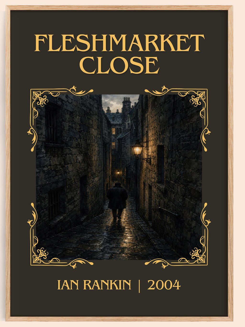 Fleshmarket Close Classic Book Art Print by Ian Rankin – book poster