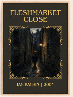 Fleshmarket Close Classic Book Art Print by Ian Rankin – book poster