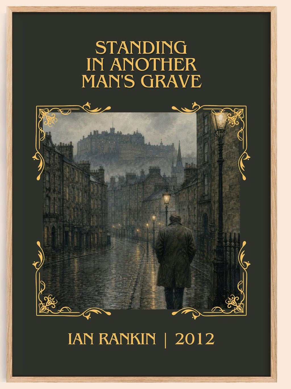 Standing in Another Man's Grave Classic Book Art Print by Ian Rankin – book poster