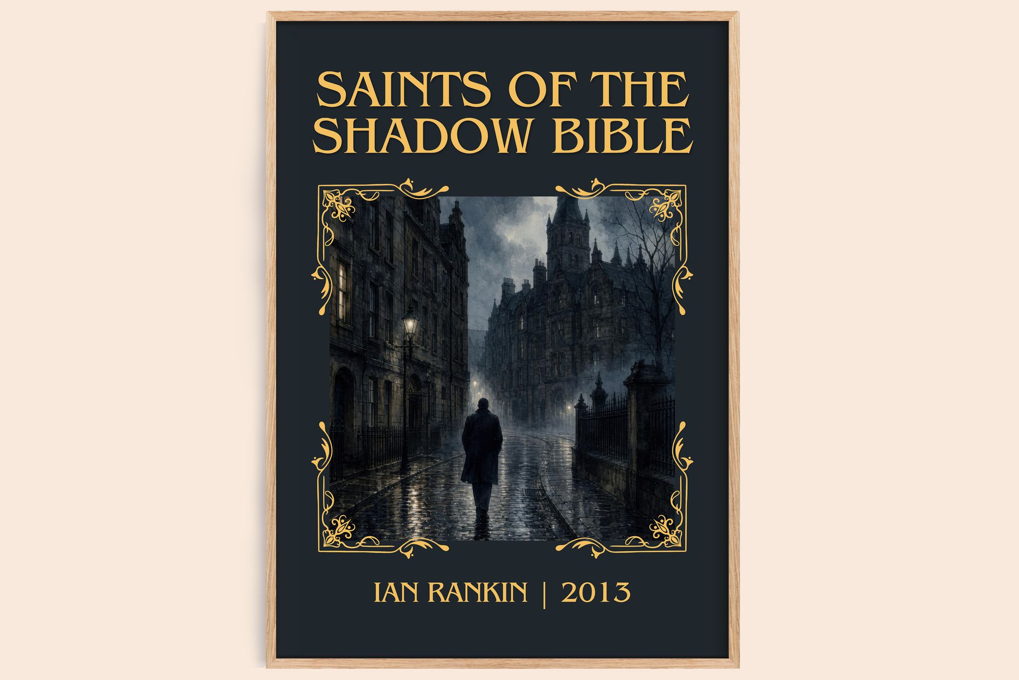 Saints of the Shadow Bible Classic Book Art Print by Ian Rankin