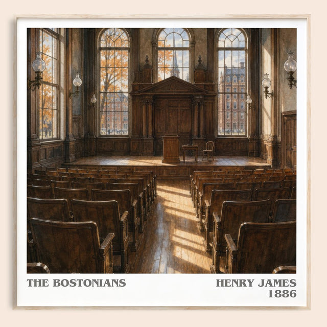 The Bostonians Literary Art Print by Henry James