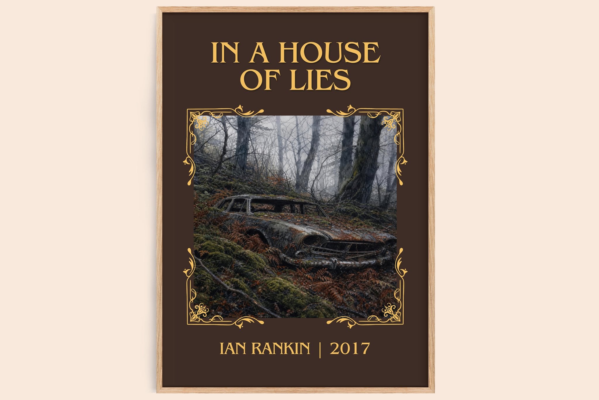 In a House of Lies Classic Book Art Print by Ian Rankin
