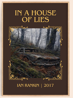 In a House of Lies Classic Book Art Print by Ian Rankin – book poster