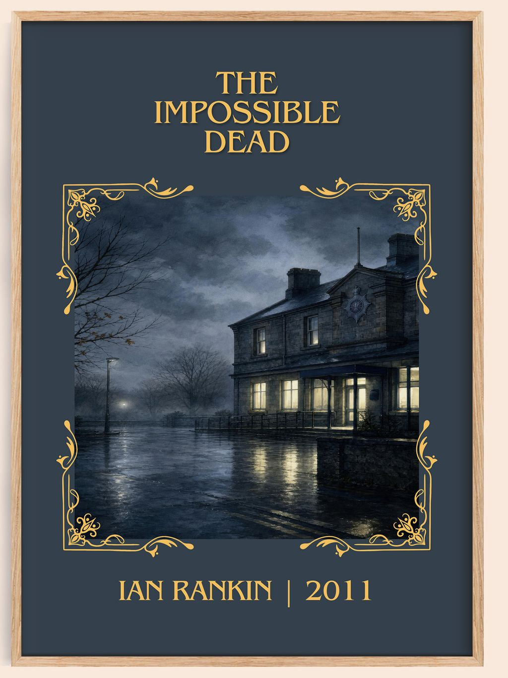 The Impossible Dead Classic Book Art Print by Ian Rankin – book poster
